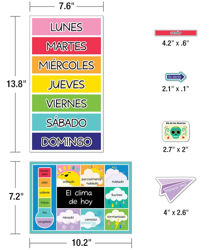 Happy Place Spanish Calendar