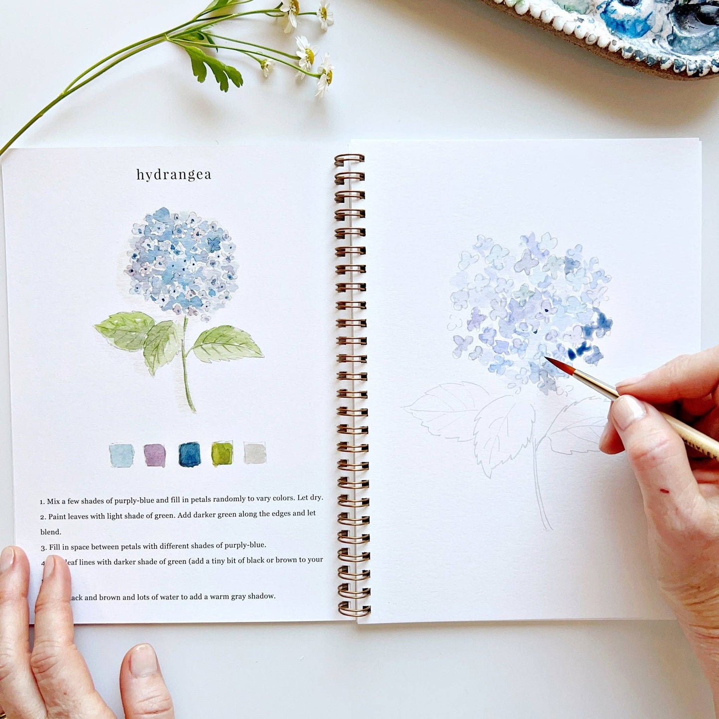 Emily Lex Studio Watercolor Workbook "Flowers"