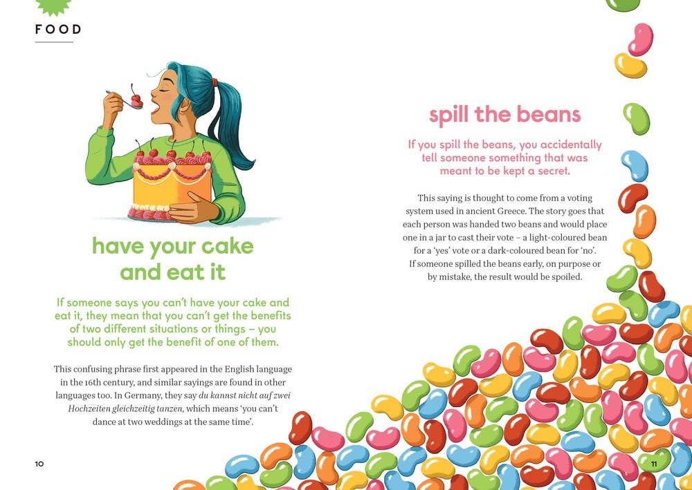 Spill the Beans: 100 silly sayings and peculiar phrases