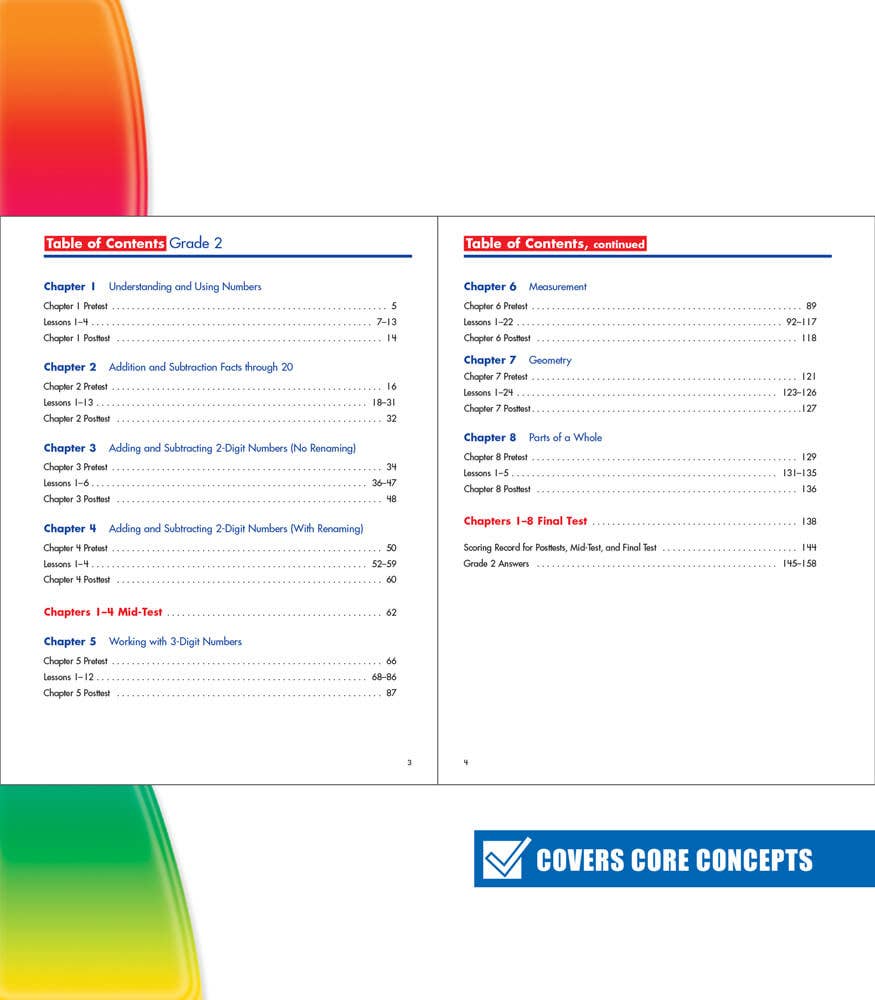 Carson Dellosa Education - Spectrum Math Workbook, Grade 2