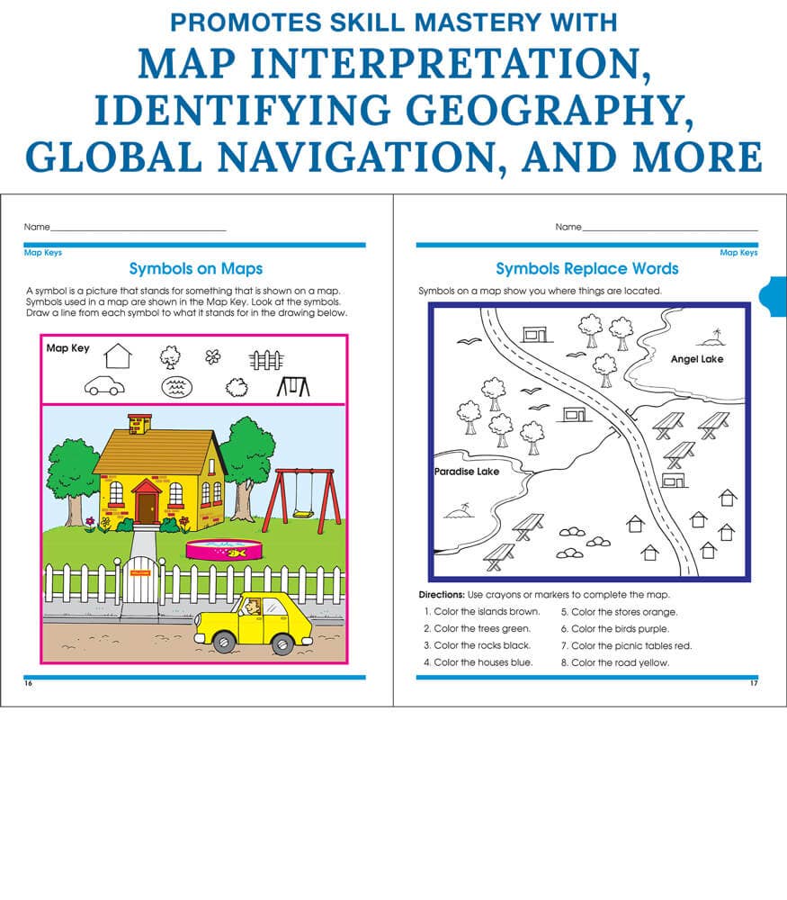 Carson Dellosa Education - Complete Book of Maps and Geography, Grades 3 - 6