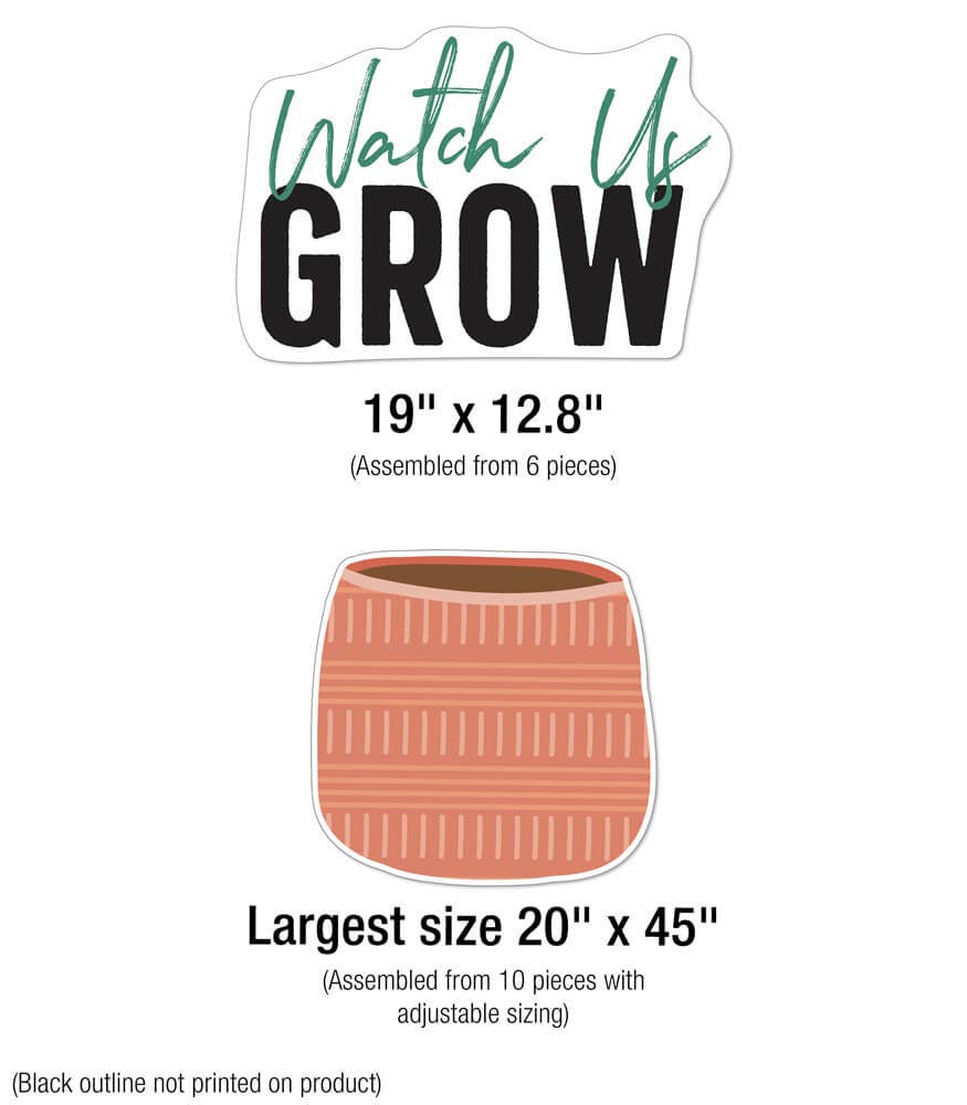 Grow Together Watch Us Grow Bulletin Board Set