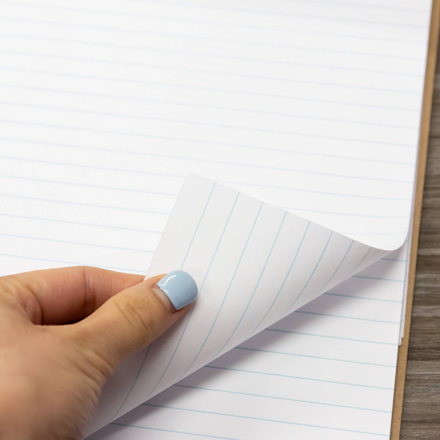 White Perforated Writing Pad 8.5" X 11.75" 50 Ct. (12/Pack)
