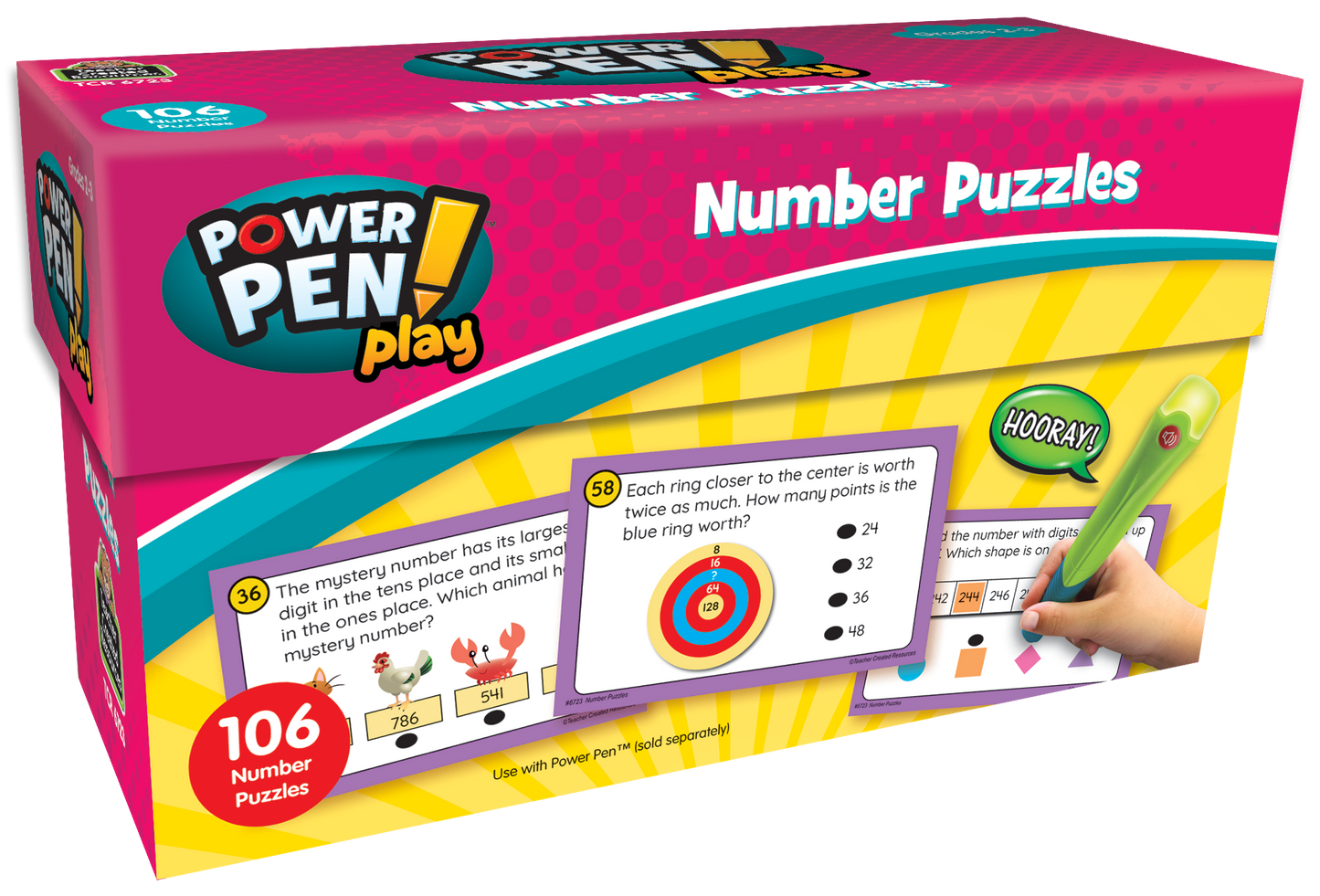Teacher Created Resources - Power Pen® Play: Number Puzzles (Gr. 2–3)