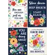 Wildflowers Positive Sayings Small Poster Pack