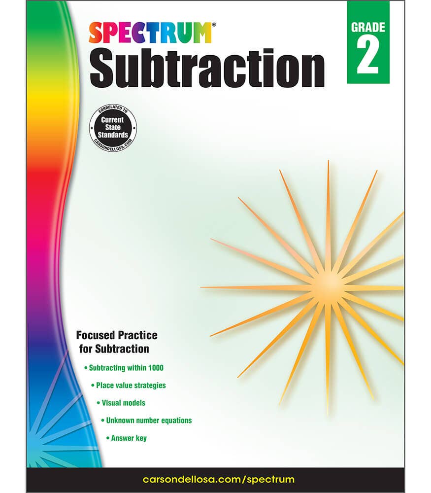 Carson Dellosa Education - Subtraction, Grade 2