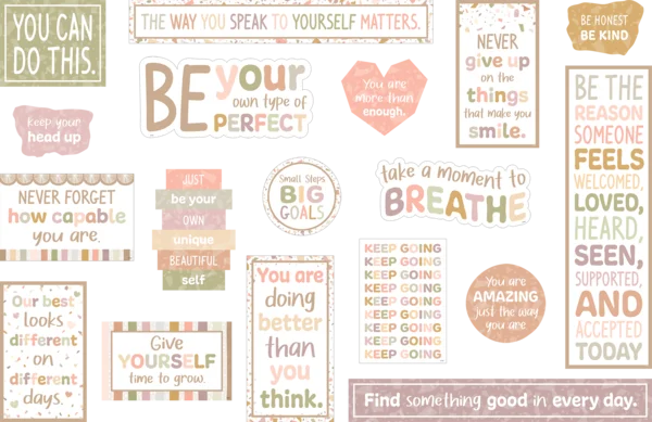 Terrazzo Tones Mini Bulletin Board Set