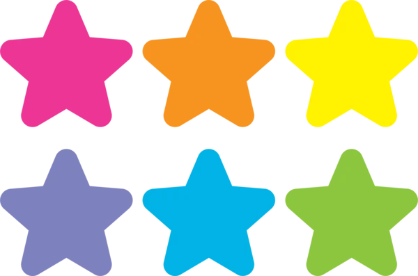 Spot On Carpet Markers Bright Stars - 4"
