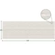 Better Than Paper Bulletin Board Roll - White Wood