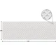 Better Than Paper Bulletin Board Roll - White Trellis