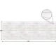 Better Than Paper Bulletin Board Roll - White Shiplap
