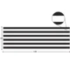 Better Than Paper Bulletin Board Roll - Black & White Stripes