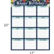 Wildflowers Happy Birthday Chart