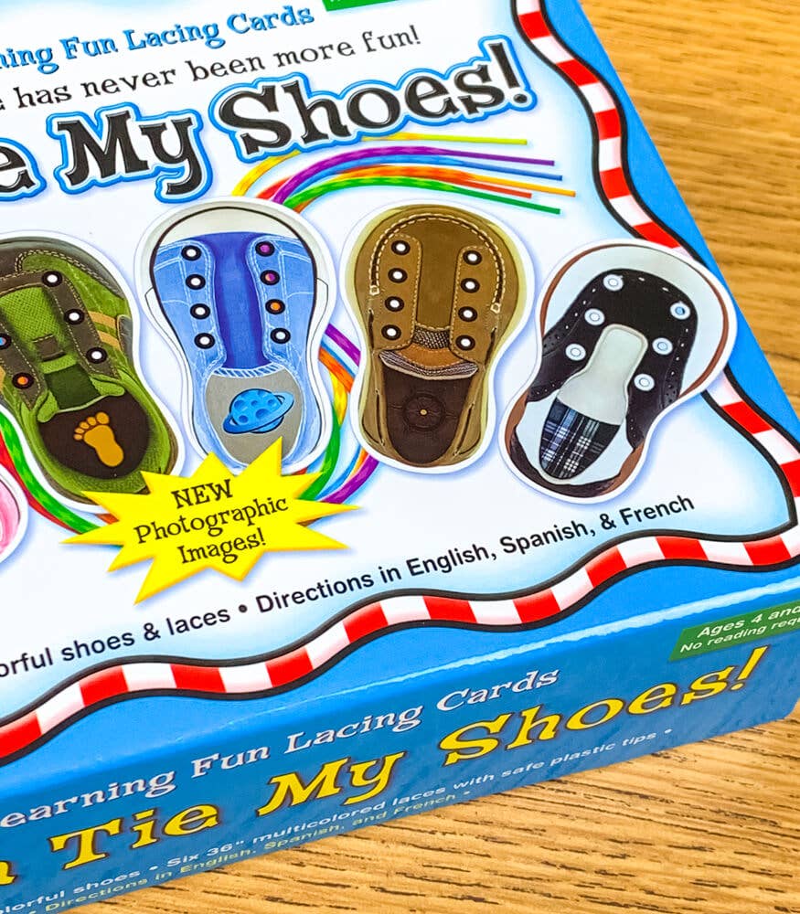 Carson Dellosa Education - I Can Tie My Shoes Lacing Cards