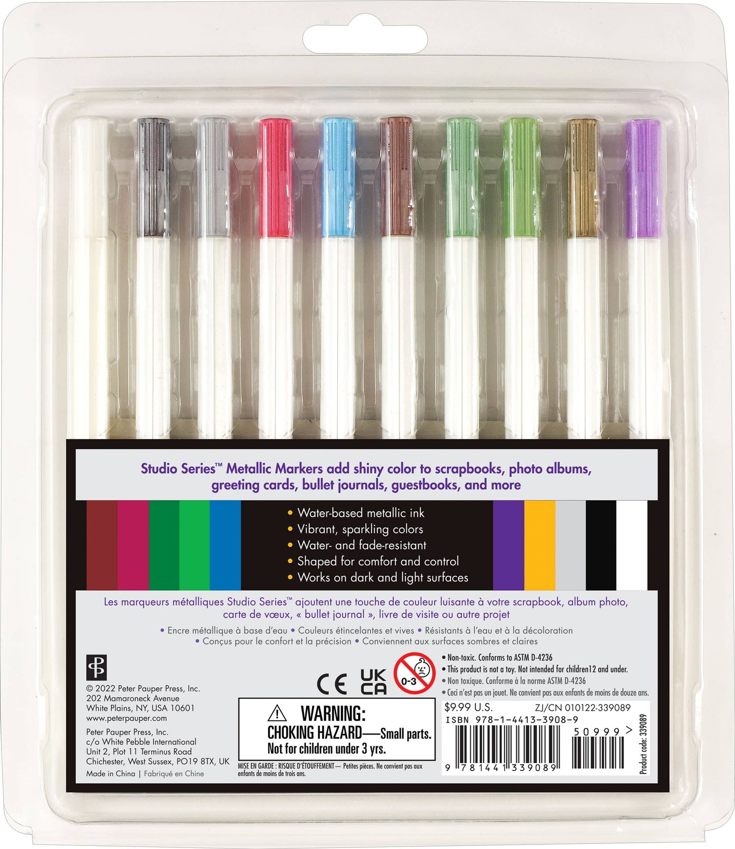 Studio Series Metallic Markers Set
