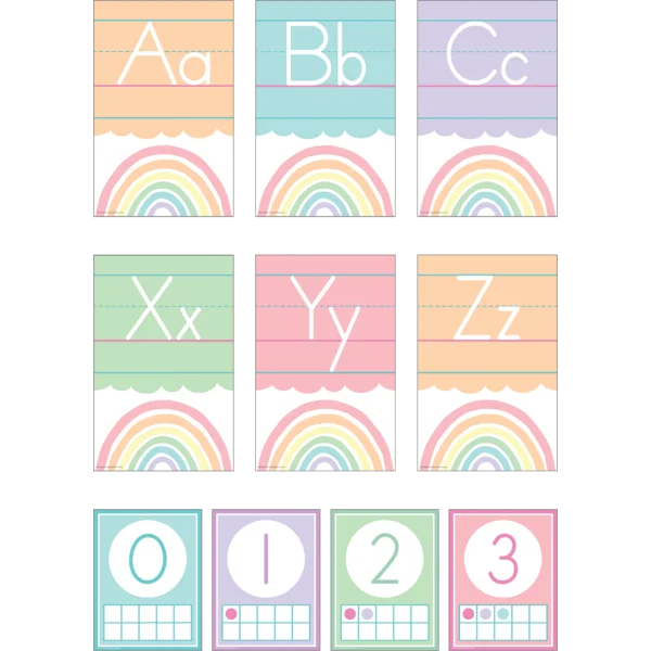 Pastel Pop Alphabet Bulletin Board