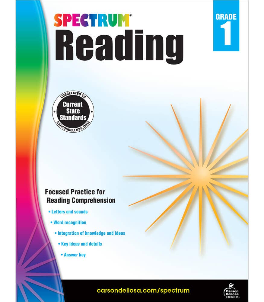 Carson Dellosa Education - Spectrum Reading Workbook, Grade 1