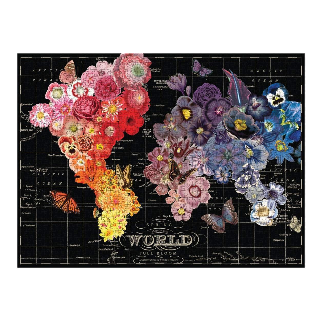 Texas Bookman - Wendy Gold Full Bloom 1000 Piece Puzzle