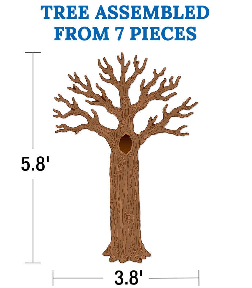 Big Tree with Animals Bulletin Board Set