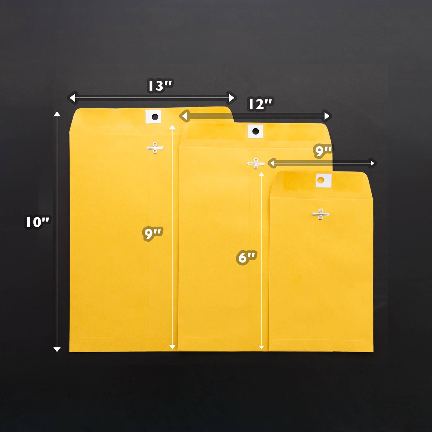Clasp Envelope 10" X 13" (3/Pack)