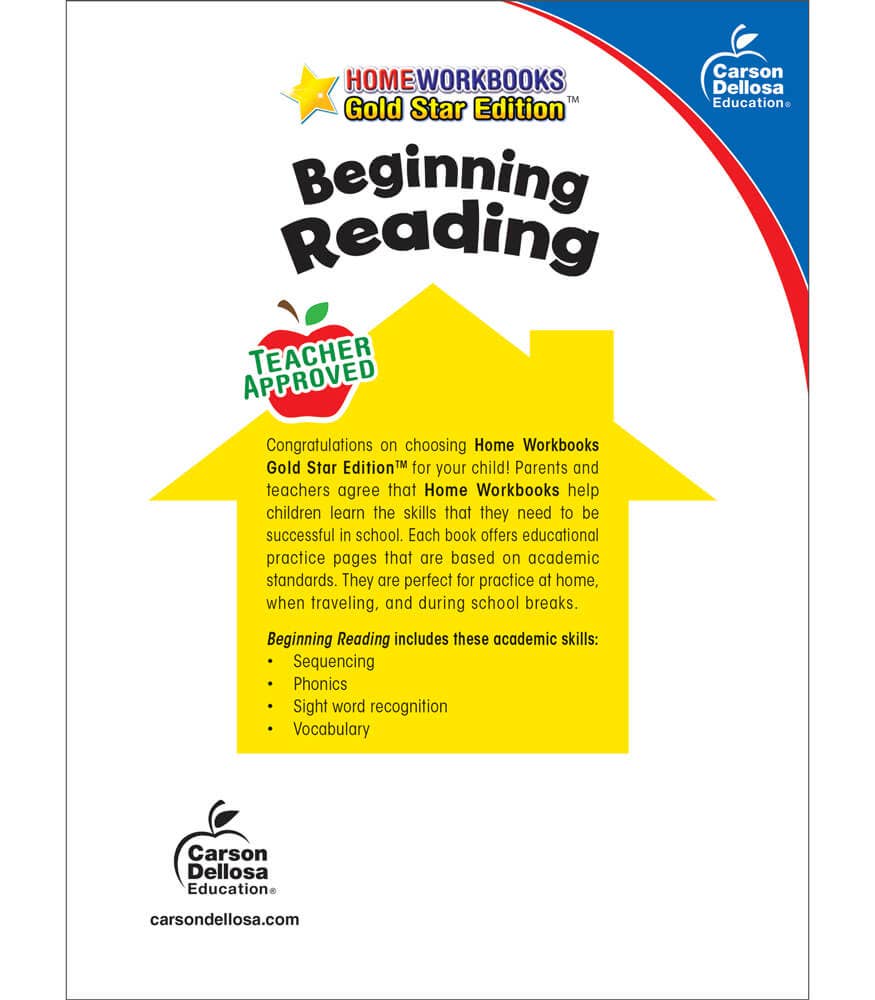 Carson Dellosa Education - Beginning Reading, Grade K