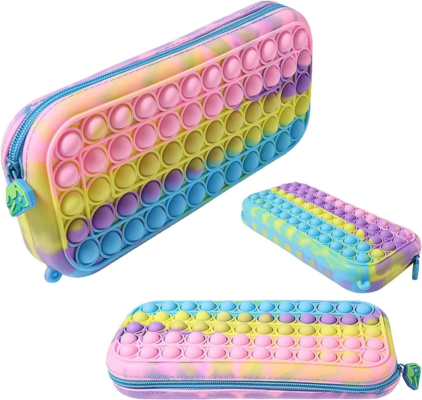 Pop Pencil Case Pop It Fidget Kids Toy- Assorted