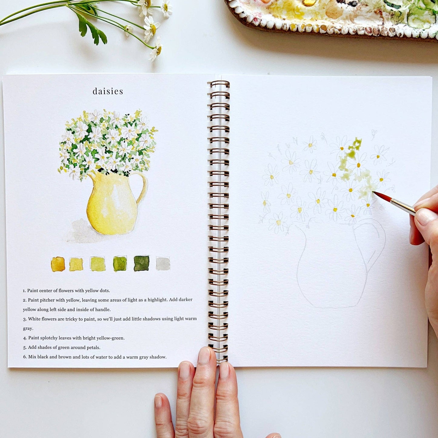 Emily Lex Studio Watercolor Workbook "Flowers"