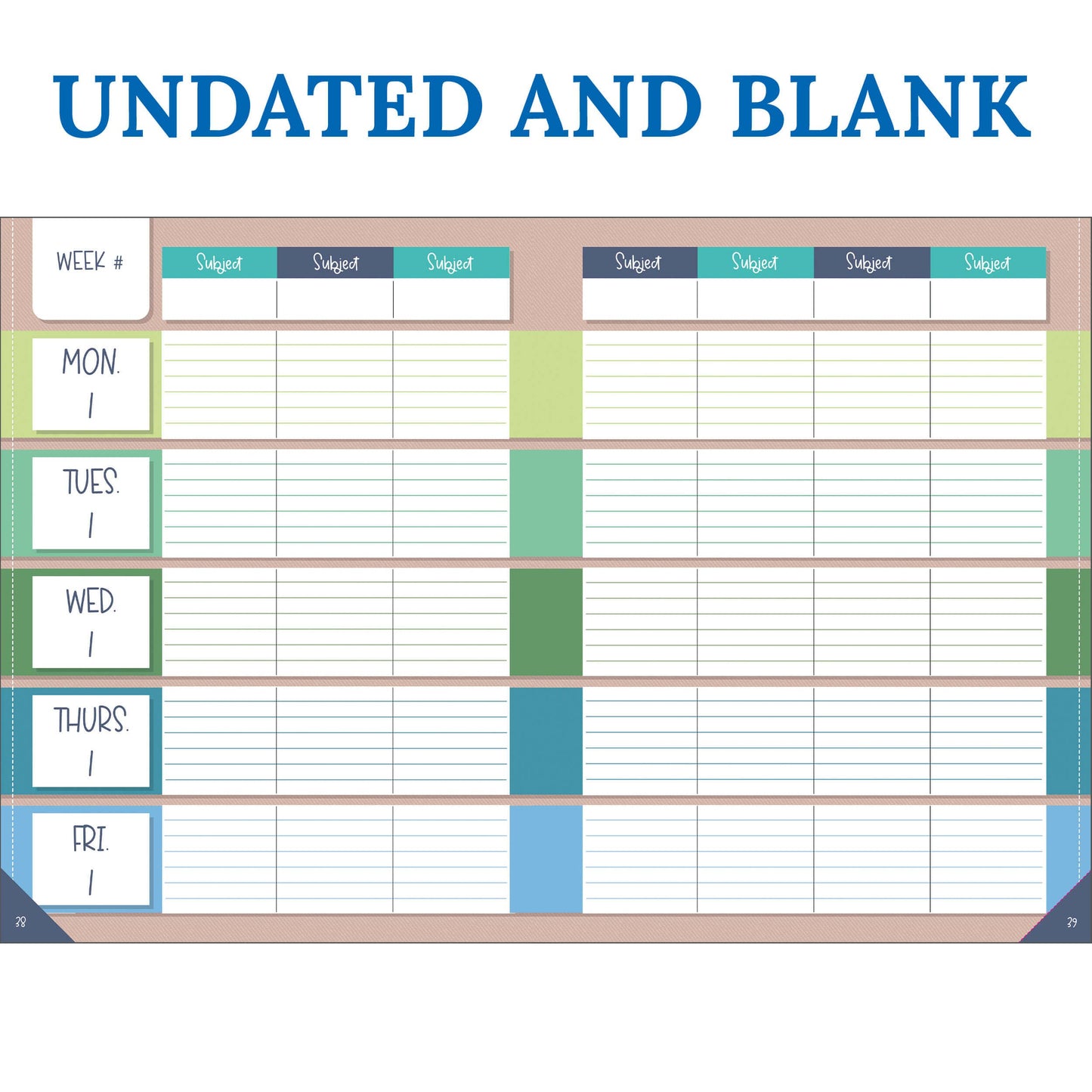 Crafty and Cool Teacher Planner