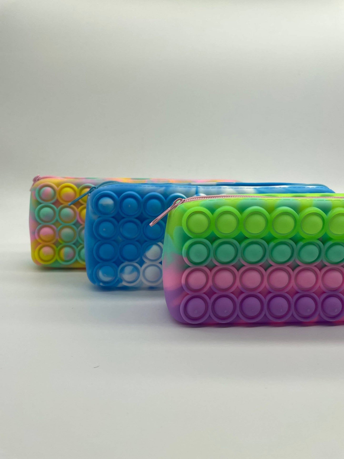 Pop Pencil Case Pop It Fidget Kids Toy- Assorted