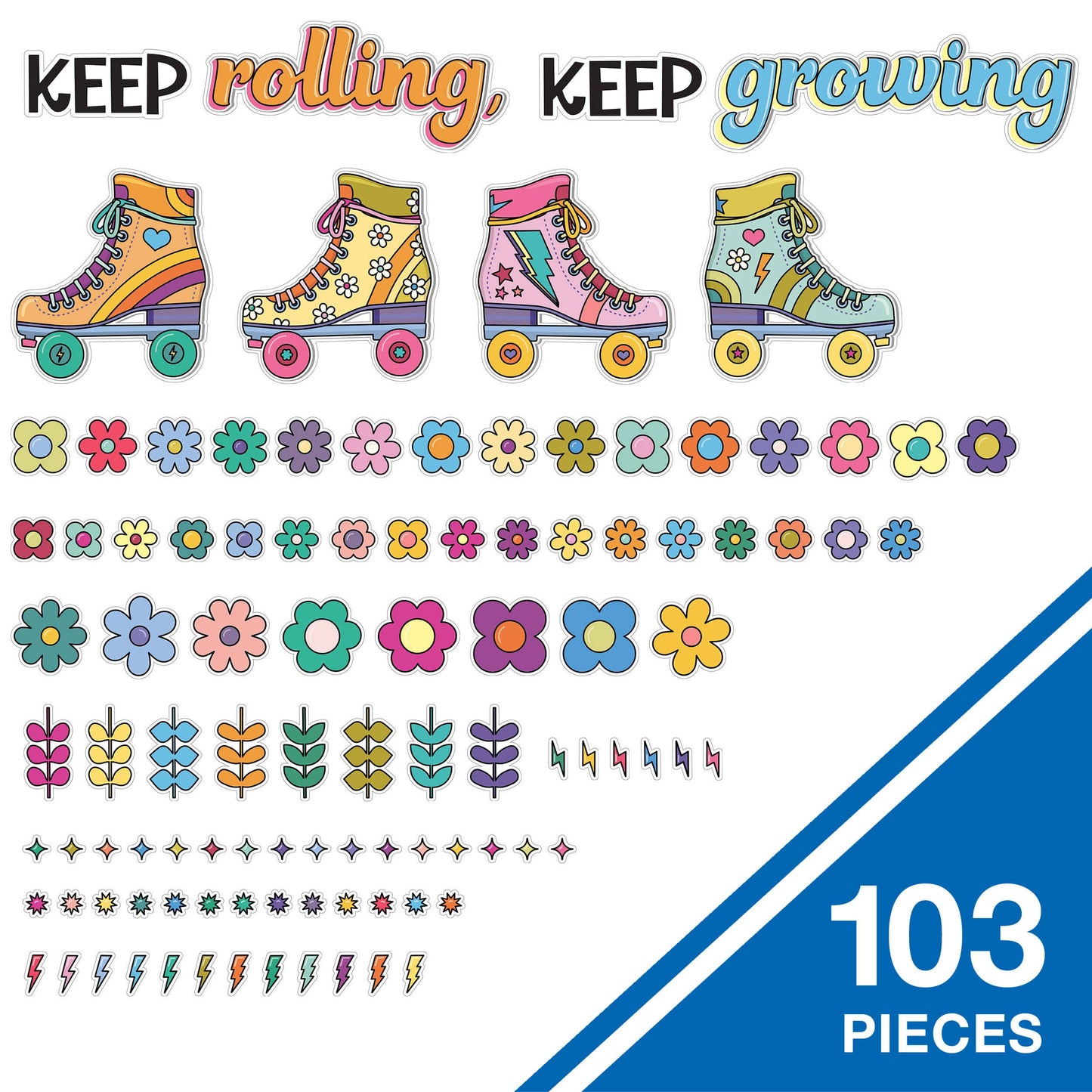 Keep rolling, keep growing Bulletin Board Set