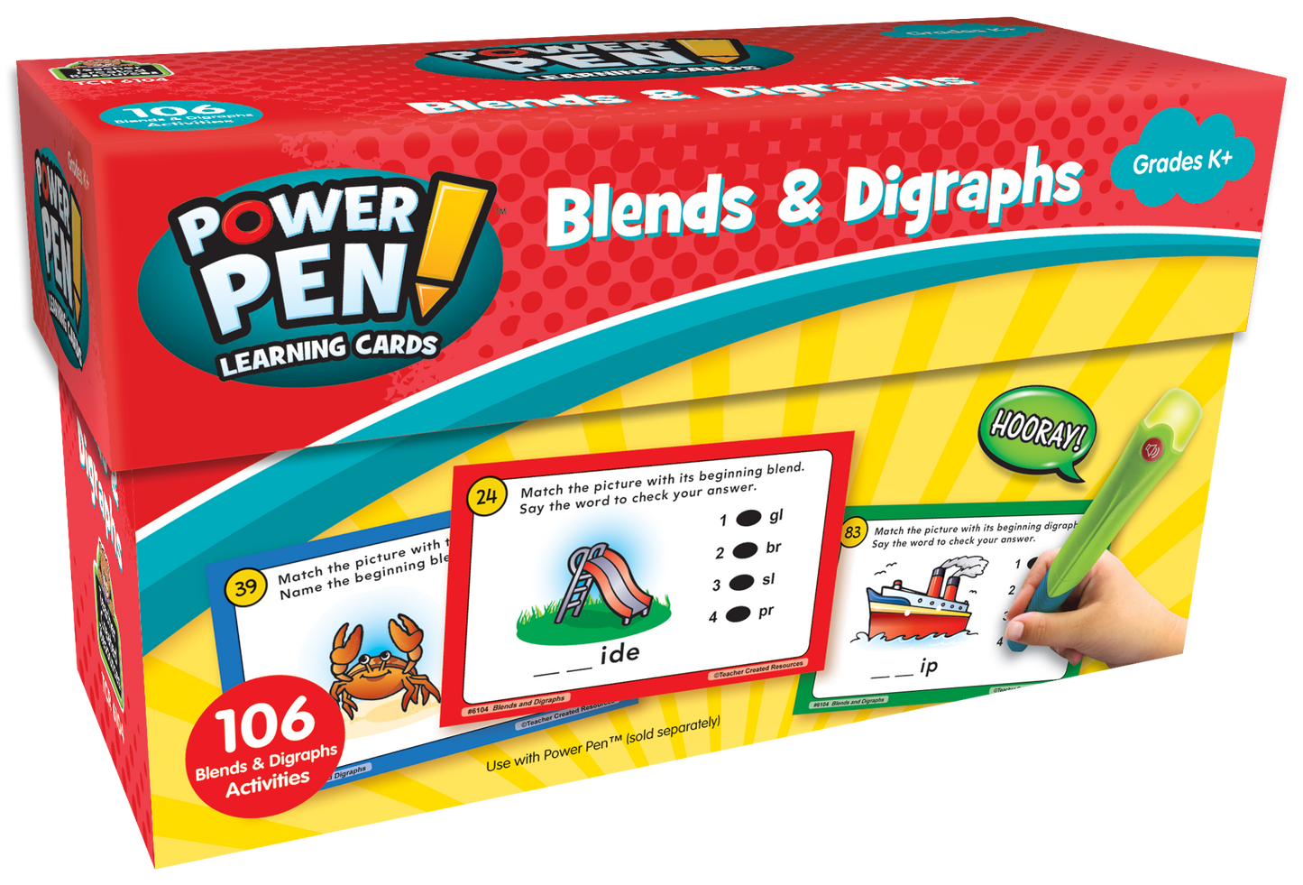 Teacher Created Resources - Power Pen® Learning Cards: Blends & Digraphs