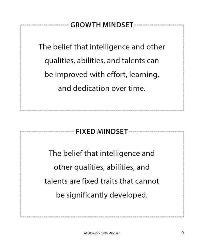 Growth Mindset Classroom-Ready Resource Book by Annie Brock: Paperback; 144 pages / English