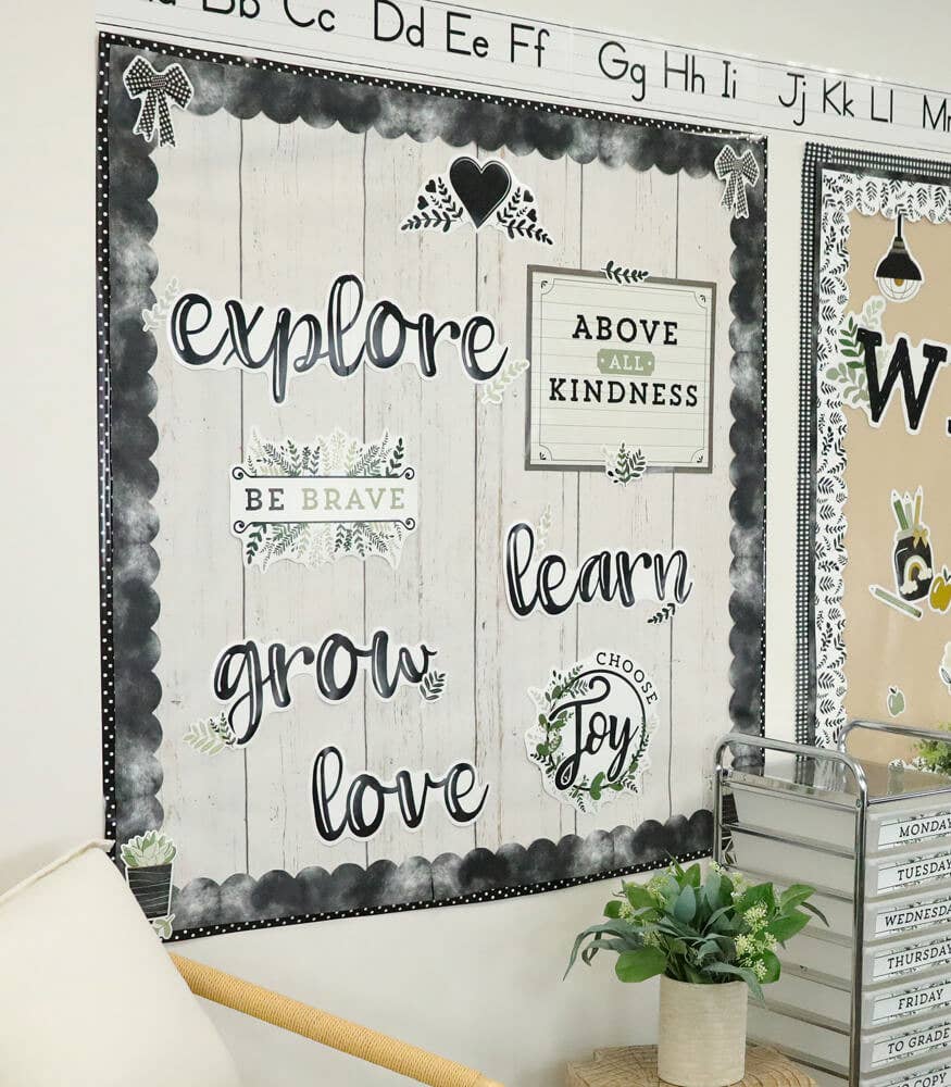 Farmhouse Motivational Signs Bulletin Board Set