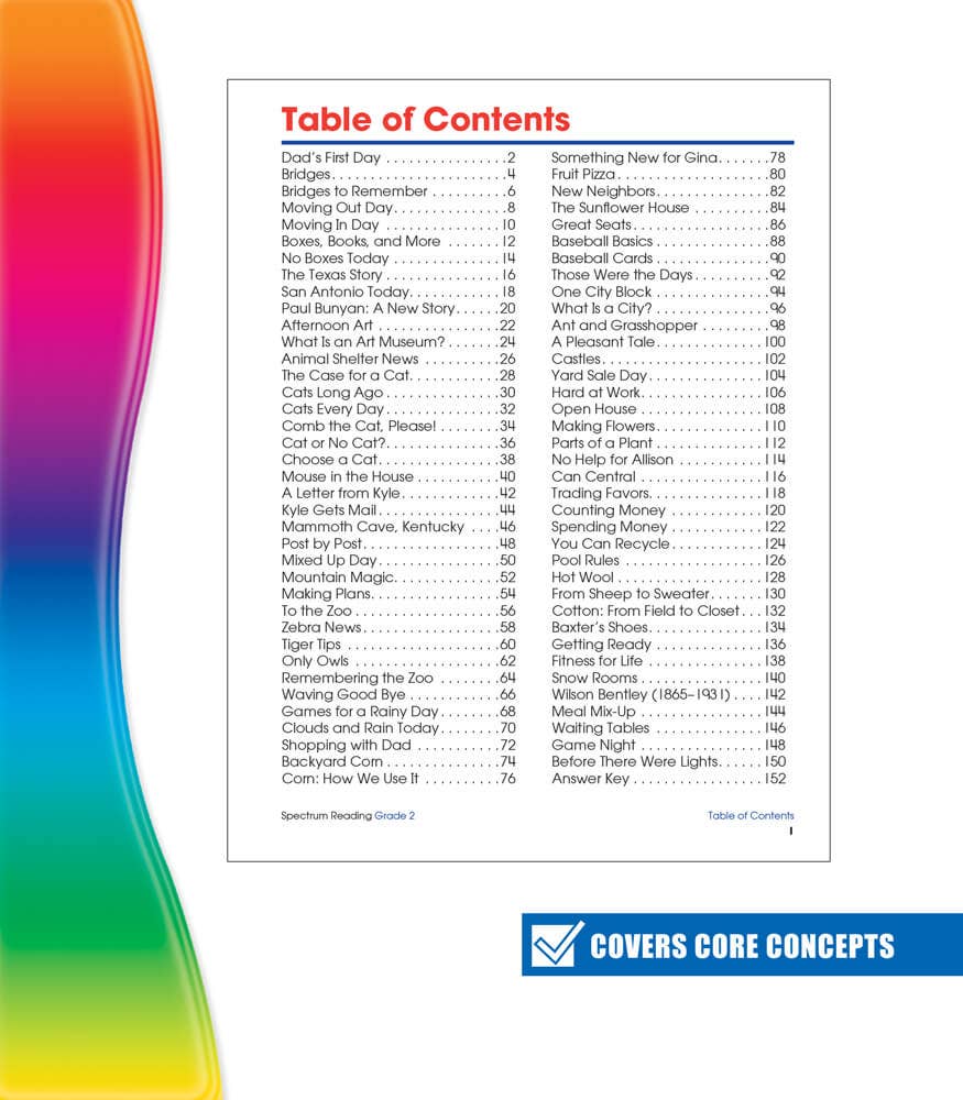 Carson Dellosa Education - Spectrum Reading Workbook, Grade 2