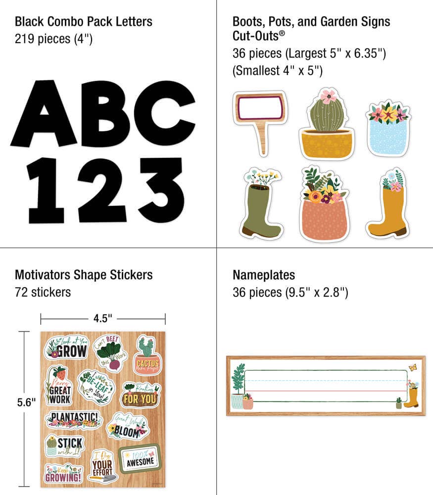 Carson Dellosa Education - GROW TOGETHER DECOR BUNDLE
