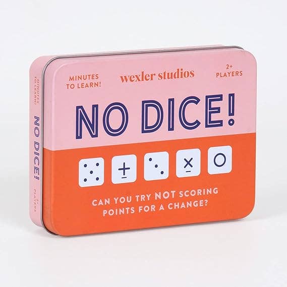 Texas Bookman - No Dice! Game: Can You Try NOT Scoring points For A Change?