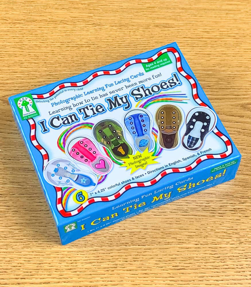 Carson Dellosa Education - I Can Tie My Shoes Lacing Cards
