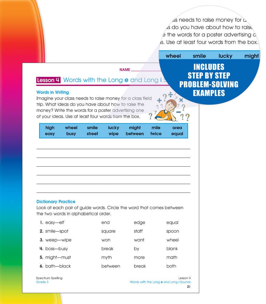 Carson Dellosa Education - Spectrum Spelling, Grade 3