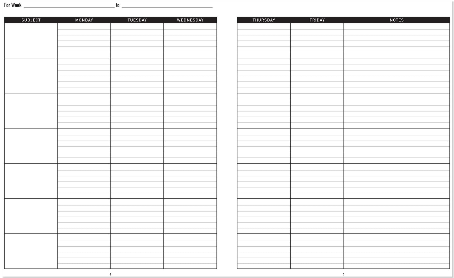 Teacher's Planner