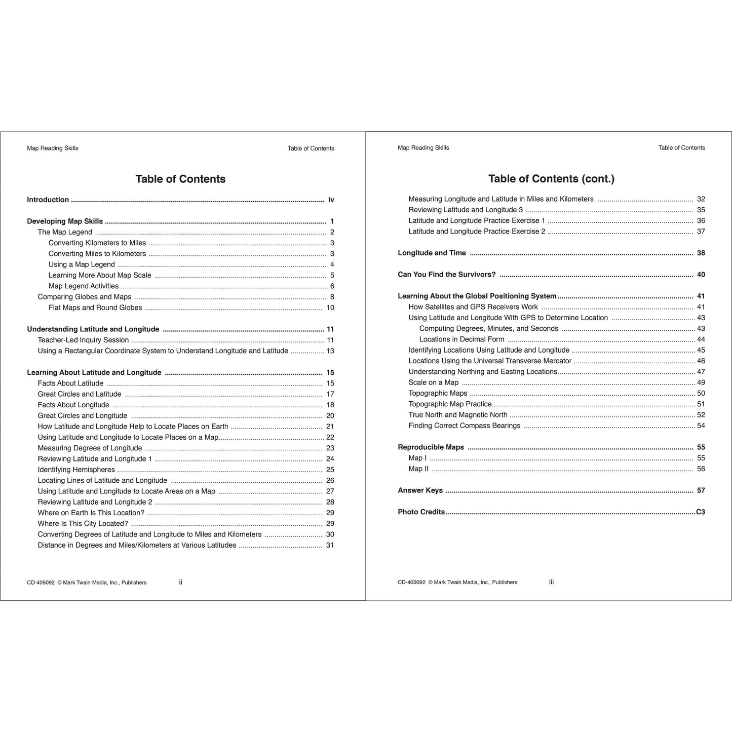 Carson Dellosa Education - Map Reading Skills Workbook, Grades 5 - 12