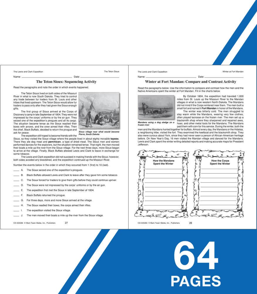 Carson Dellosa Education - Lewis and Clark Expedition Workbook