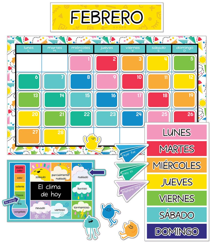 Happy Place Spanish Calendar