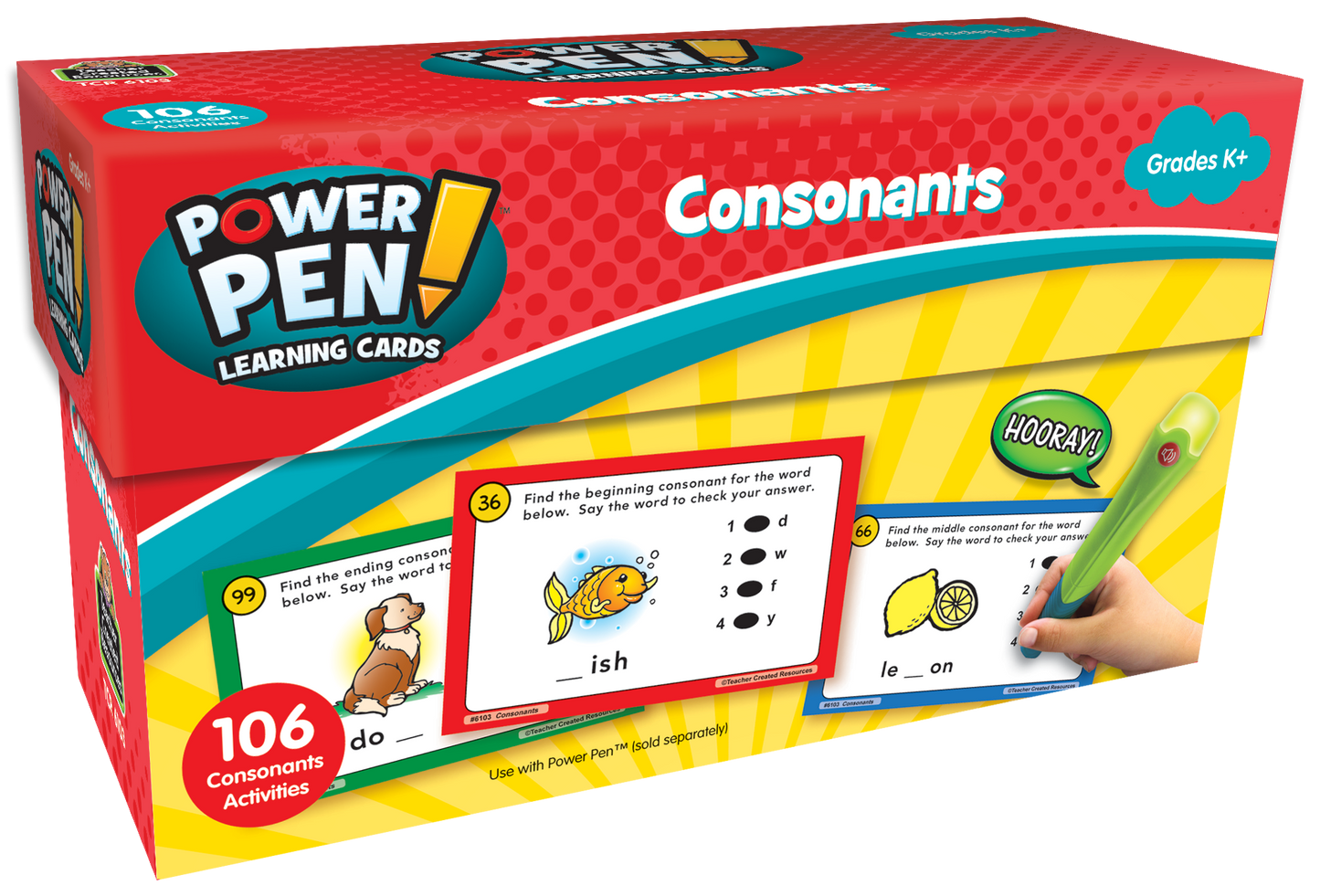Teacher Created Resources - Power Pen® Learning Cards: Consonants