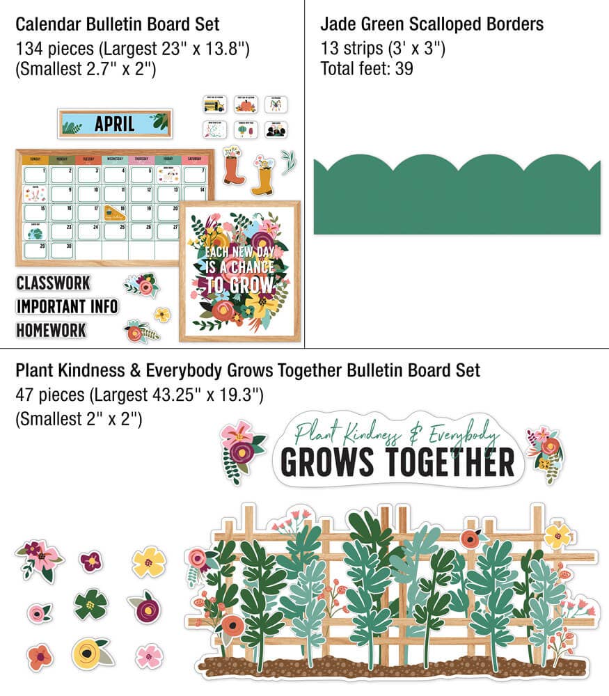 Carson Dellosa Education - GROW TOGETHER DECOR BUNDLE