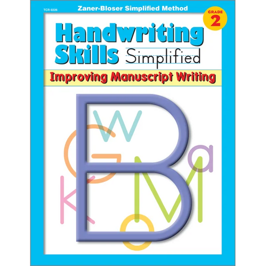 Save  Handwriting Skills Simplified: Improving Manuscript Writing Gr. 2