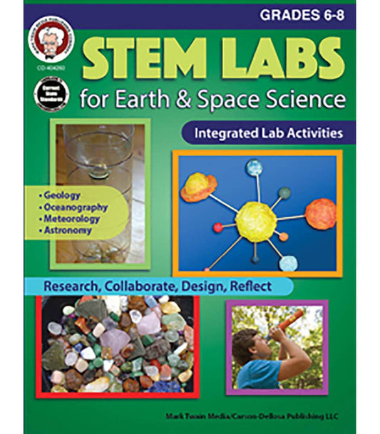Carson Dellosa Education - STEM Labs for Earth & Space Science, Grades 6 - 8
