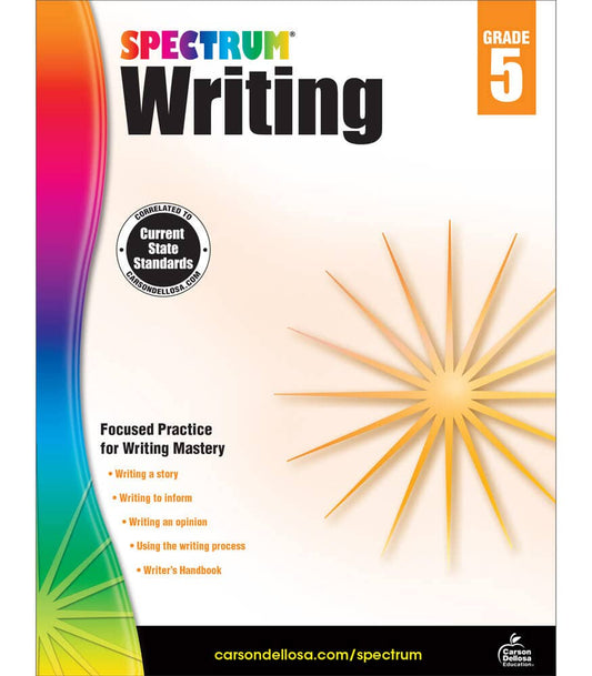 Carson Dellosa Education - Spectrum Writing, Grade 5