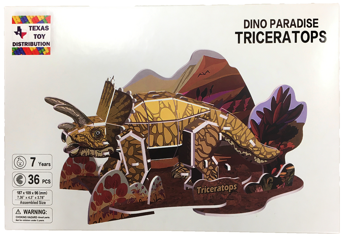 Dinosaur 3D Puzzles EPS Foam Puzzle Sets, Six Types - Random