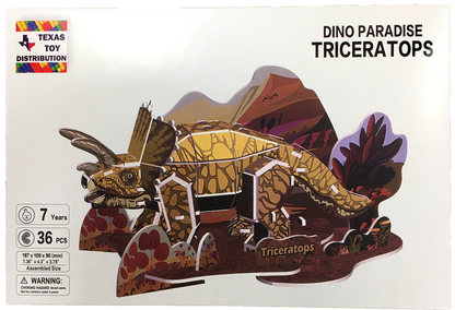 Dinosaur 3D Puzzles EPS Foam Puzzle Sets, Six Types - Random