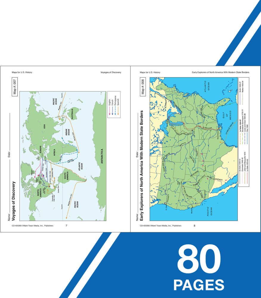 Maps for U.S. History